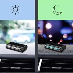 LED Night Luminous Auto Parking Card Solar Car Temporary Parking Card Universal H idden Phone Number Plate Car Decoration 3Color