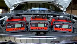 Car Lead-Acid Battery Charger 12/24V 25/10/5A Fully Automatic Smart Charging AGM GEL Circulation Diagnostic Testing Pulse Repair