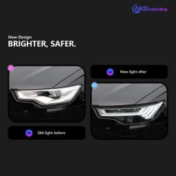 AKD Head Lamp for Audi A6 C7 LED Headlight 2012-2018 Headlights A6 C7 DRL Turn Signal High Beam Angel Eye Projector Lens