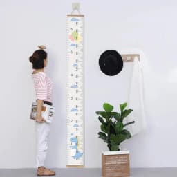 Kids Growth Chart Fabric Canvas Height Measurement Ruler Hangings Ruler Wall Decor For Kids Nursery Dorm Office Store Fabric