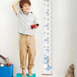 Kids Growth Chart Fabric Canvas Height Measurement Ruler Hangings Ruler Wall Decor For Kids Nursery Dorm Office Store Fabric