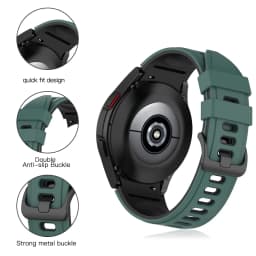 No Gaps Band For Samsung Galaxy Watch 4 classic 46mm 42mm 4/5 44mm 40mm Sport Silicone Bracelet Galaxy Watch 5 pro 45mm strap