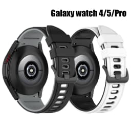 No Gaps Band For Samsung Galaxy Watch 4 classic 46mm 42mm 4/5 44mm 40mm Sport Silicone Bracelet Galaxy Watch 5 pro 45mm strap