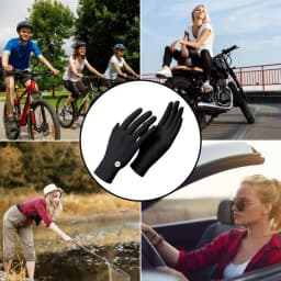 UV Gloves Ice Feeling Thin UPF 50 Breathable Sunscreen Gloves Sunscreen Gloves Thin Gloves For Driving Riding Hiking Paddling