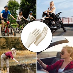 UV Gloves Ice Feeling Thin UPF 50 Breathable Sunscreen Gloves Sunscreen Gloves Thin Gloves For Driving Riding Hiking Paddling