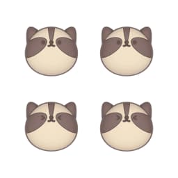 PlayVital Cute Thumb Grips Joystick Cover Thumbstick Caps for PS5/4, Xbox Series X/S, Switch Pro - Animal Series