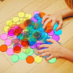 Magnetic Circular Sheet Montessori Learning Toys Physics Science Experiment Kit Color Counting Math Toy Educational Magnetic Toy