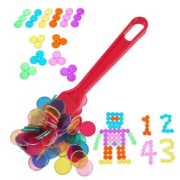 Magnetic Circular Sheet Montessori Learning Toys Physics Science Experiment Kit Color Counting Math Toy Educational Magnetic Toy