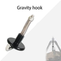 For Tripod Center Shaft 3/8 Screw Gravity Stabilized Weights Tripod Hook With Metal Spring Mount For Camera Tripod Accessories