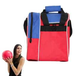 Bowling Ball Handbag, 10 Pin Bowling Shoes Towel Water Bottle Storage Bag, Professional Bowling 18L Large Capacity Carrying Bag