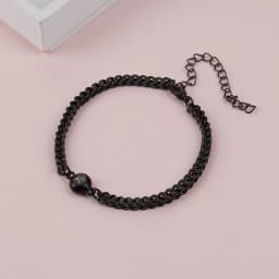 Men Jewelry Custom Photo Projection Bracelet Snake Bone Stainless Steel Chain Picture Inside Hip Hop Bangle Valentine's Day Gift