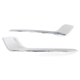 Front Fog Light Lamp Strip Trim Pair LH+RH Side For 2017-19 Ford Mondeo Fusion