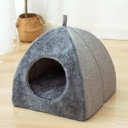 Pet Beds In Houses Large Thicken Cat Dog Cave Padded Warm Cat Cave Bed Foldable Cat Tent With Washable Fluffy Pad For Dogs Cats