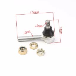 TDPRO 4 Stud Front Wheel Hub Steering Spindle Tie Rod End Brake For ATV Go Kart Quad