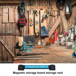 Magnetic Tool Holder Heavy-duty Magnet Tool Bar Strip Rack Space-Saving And Strong Metal Organizer Storage Rack for Knife Wrench