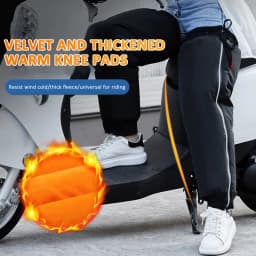 Winter Motorcycle Knee Brace Water Windproof Protection Men Riding Warm Leg Cover Outdoor Cycling Knee Pad Fall-Proof Guard
