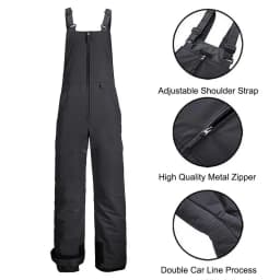 Snowboarding Bibs Snowboarding Overalls Winter Bibs Comfortable Waterproof Thickened Winter Overalls Snow Bibs Insulated