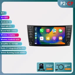 Hizpo 8" Car Radio Stereo For Benz E-Class W211 2002-2009 CLS-CLK-G-Class W463 W209 W219 GPS Navi AI Carplay Multimidia Player