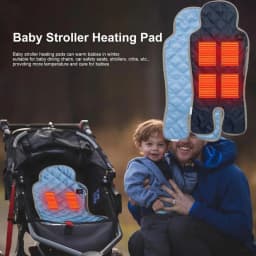 Winter Auto Car Seat Cover Mat For Baby Kids Children Warm Seat Heating Pad USB Universal Accessories Automobiles Seat Covers