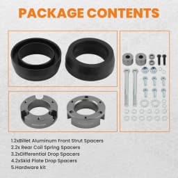 3" Front 2" Rear Leveling Lift Kit For Toyota 4Runner FJ Cruiser 2003-2022