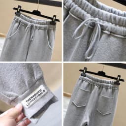 Sweatpants Women Baggy Gray Sports Pants Joggers Wide Leg Oversized Streetwear High Waisted Trousers Women 2023 New