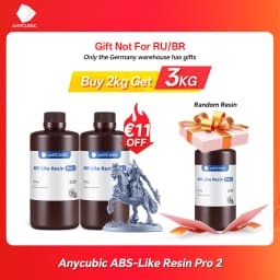ANYCUBIC ABS Pro 2 Resin 405nm Photosensitive Polyresin High Precision with Minimal Shrinkage for LCD 3D Printer