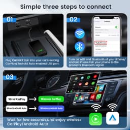 Carlinkit 5.0 Carplay Wireless Adapter For Toyota Rav4 Corolla Auris Hilux Levin Camry Draadloze Android Auto Dongle 2015-2022
