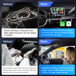 Carlinkit 5.0 Carplay Wireless Adapter For Toyota Rav4 Corolla Auris Hilux Levin Camry Draadloze Android Auto Dongle 2015-2022