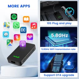 Carlinkit 5.0 Carplay Wireless Adapter For Toyota Rav4 Corolla Auris Hilux Levin Camry Draadloze Android Auto Dongle 2015-2022