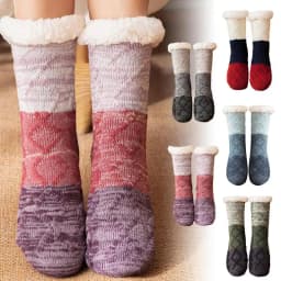 Floor Socks Indoor Fuzzy Socks For Women Comfortable Gripper Slipper Socks Anti-Skid Fuzzy Sleeping Socks Pregnant Women Gift