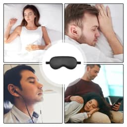 Sleeping Eye Cover Night Blindfold Blackout Light Blocking Eye Cover Smooth Soft Breathable Eye Cover Elastic Light Blocking Eye
