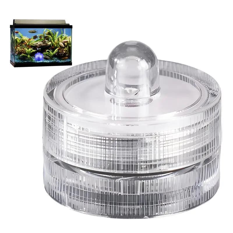 Submersible Led Lights Battery Operated Bright Underwater Tea Light Candles Aquarium Decoration Novelty Lighting For Home