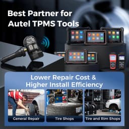 Autel MX-Sensor 433 MHz 315MHz Universal Programmable Tire Pressure Programming Monitor Diagnostic Tools Sensor Work MaxiTPMSPAD