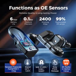 Autel MX-Sensor 433 MHz 315MHz Universal Programmable Tire Pressure Programming Monitor Diagnostic Tools Sensor Work MaxiTPMSPAD