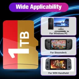 Batocera 39 TF/Gaming Card for Steamdeck /Windows Handheld/WIN PC with 61248 Games&70+Emulators for PS3/PS2/PS1/PSP/MAME/NES/N64