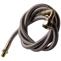90 Degree Oil Feed Line 41" T3 T4 T3 T4 T04E T66 T67 T70 GT35 GT45 4-AN 1/8 PNT