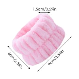 Face Wash Wristband Set Women's Headband Wristbands Absorbent Waterproof Wristbands Makeup Face Wash Hair Bands