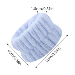 Face Wash Wristband Set Women's Headband Wristbands Absorbent Waterproof Wristbands Makeup Face Wash Hair Bands