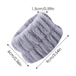 Face Wash Wristband Set Women's Headband Wristbands Absorbent Waterproof Wristbands Makeup Face Wash Hair Bands