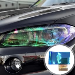 Taillight Tint Car Light Tint Film Headlights Color Films Car Light Tint Film 11.8x70.8in Color Films For Fog & Tail Lights Self