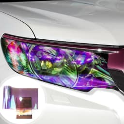Taillight Tint Car Light Tint Film Headlights Color Films Car Light Tint Film 11.8x70.8in Color Films For Fog & Tail Lights Self