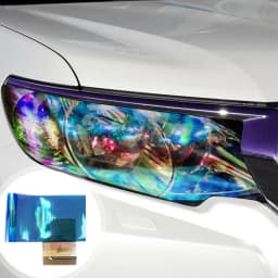 Taillight Tint Car Light Tint Film Headlights Color Films Car Light Tint Film 11.8x70.8in Color Films For Fog & Tail Lights Self