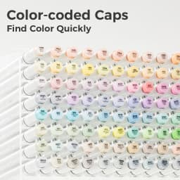 Ohuhu Honolulu 48 Pastel Colors Marker Pen Set Alcohol Art Markers Refillable Dual Tips Sketching Drawing School Art Supplies