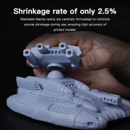 NOVA3D Washable Mecha Resin High Precision Toughness Hardnes Shock Resistance Excellent Cutting Properties Resin for 3D printer