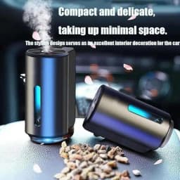 Car Air Diffuser Smart Car Aromatherapy Machine Intelligent Air Freshener Diffuser 3 Adjustable Scent Levels Aromatherapy Oils