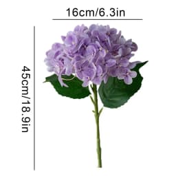 Artificial Flowers Silk Hydrangea Bouque for Wedding Home Party Living Room Table Decoration Accessories
