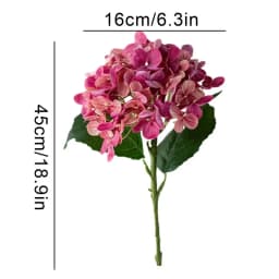 Artificial Flowers Silk Hydrangea Bouque for Wedding Home Party Living Room Table Decoration Accessories