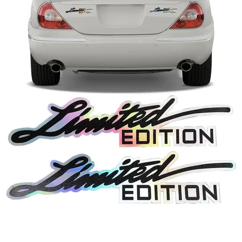 Universal Creative Car Sticker Decor Car Exterior Decors Sunproof Self-Adhesive Decals Automotives Word Decals 16X4cm