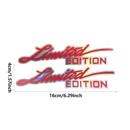 Universal Creative Car Sticker Decor Car Exterior Decors Sunproof Self-Adhesive Decals Automotives Word Decals 16X4cm