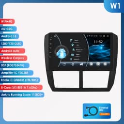 Android Car Radio for Subaru Forester 2008-2012 for Impreza wrx Auto Multimedia Player 2din Carplay Head Unit 7862 DSP WIFI